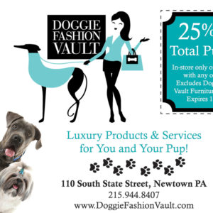 Doggie Fashion Vault Print Advertisement