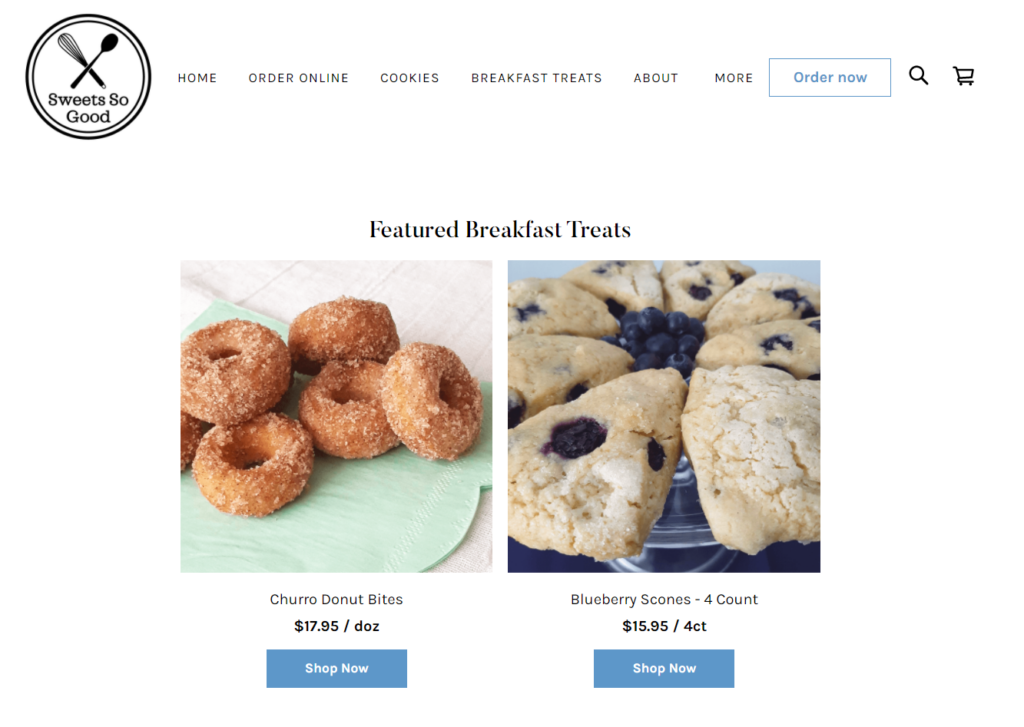 Sweets So Good Breakfast Treats Category